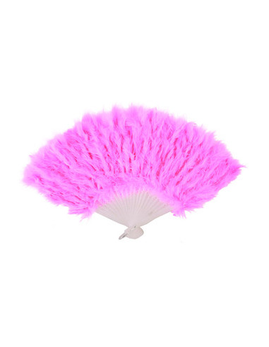 Abanico plumas rosa | DUCAVAL | Envíos 24/48h