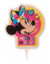 Display vela 2D cumpleaños Minnie  Disfraces Ducaval