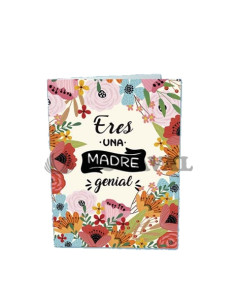 Postal ERES UNA MADRE GENIAL