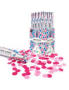 Cañonazo confetti gender reveal rosa 40cm | Ducaval | Envías 24/48 ho
