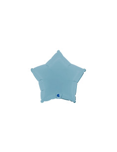 Estrella foil azul mate 46cm | Ducaval | Envíos 24/48h