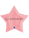 Estrella foil rosa mate 91cm