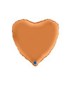 Globo foil corazón satin caramelo  46cm | Ducaval | Envíos 24/48 hora
