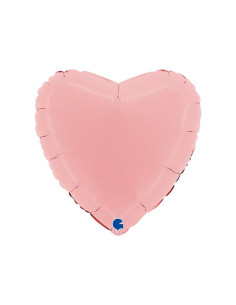 Corazón foil Rosa mate 18" | Ducaval | Envíos 24/48h
