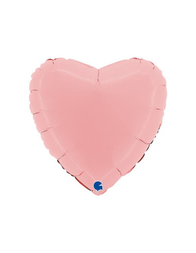 Corazón foil Rosa mate 18" | Ducaval | Envíos 24/48h