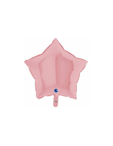 Estrella foil rosa mate 46cm | Ducaval | Envíos 24/48 horas
