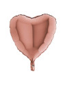 Corazon foil oro rosa 18"| Ducaval | Envías 24/48 horas 