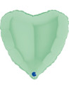 Globo corazón verde mate | Ducaval | Envíos 24/48h