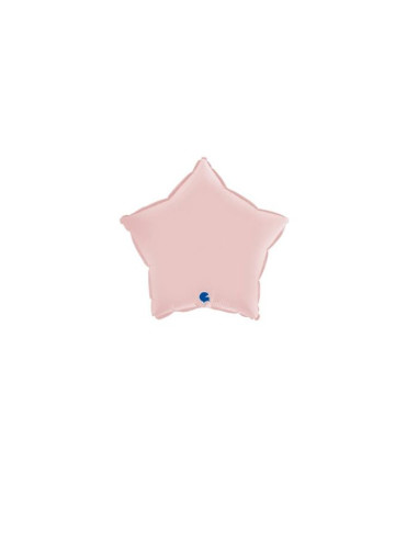 Estrella foil rosa mate 46cm | Ducaval | Envíos 24/48 horas