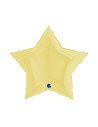 Estrella foil amarillo mate 91cm | Ducaval | Envíos 24/48 horas