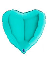 Globo foil corazón tiffany 18" | Ducaval | Envíos 24/48 horas