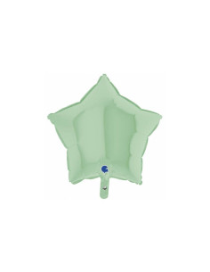 Estrella foil verde mate 91cm | Ducaval | Envíos 24/48 horas 