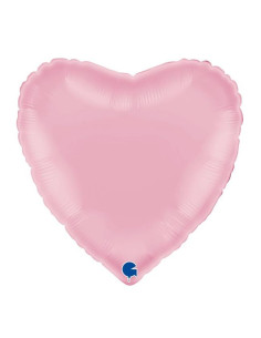 Corazon foil rosa pastel 18" | Ducaval | Envías 24/48 horas 
