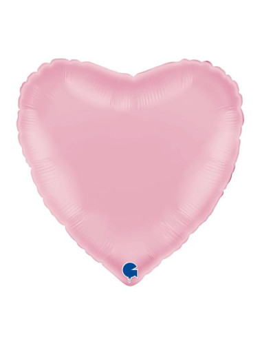 Corazon foil rosa pastel 18" | Ducaval | Envías 24/48 horas 