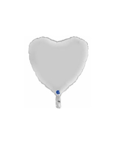 Globo foil Satín Blanco 18" | Ducaval | Envíos 24/48 horas
