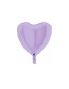 Globo corazón lila mate 46cm | Ducaval | Envíos 24/48 horas
