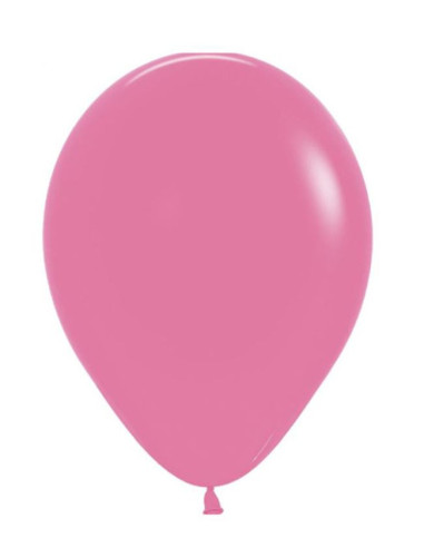 Globos látex fashion rosa sólido 30cm 50 und | Ducaval | Envías 24/48