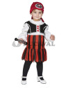 Disfraz de Pirata bebé niña
