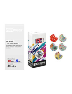 Papel regalo 70 cm x 5 m surtido | Ducaval | Envías 24/48 horas 