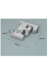Letra F corcho 200X40mm  Ducaval envios 24/48 horas