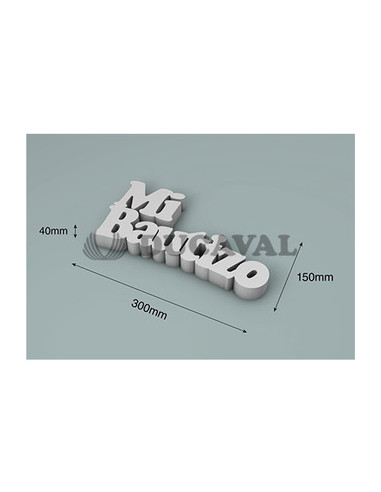 Corcho Mi bautizo 300x40mm