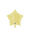 Estrella foil amarillo mate 46cm | Ducaval | Envíos 24/48 horas 
