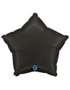 Globo foil estrella satin negro 18" | Ducaval | Envíos 24/48h