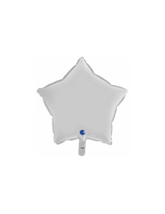 Estrella foil  blanca mate 46cm | Ducaval | Envíos 2224/48 horas