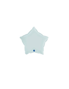 Estrella foil azul mate 46cm | Ducaval | Envíos 24/48h