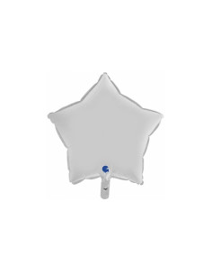  Estrella foil blanco mate 91 cm | Ducaval | Envíos 24/48 horas