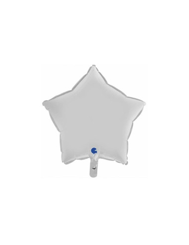  Estrella foil blanco mate 91 cm | Ducaval | Envíos 24/48 horas
