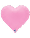 Corazón foil rosa sakura 18"  | Ducaval | Envíos 24/48h