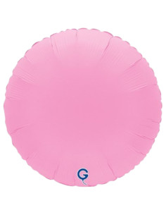 Globo foil redondo rosa 45cm I Ducaval I Envíos 24/48 horas