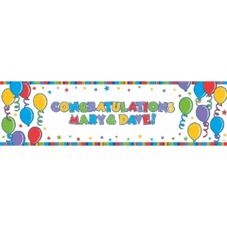 Banderín gigante personalizable