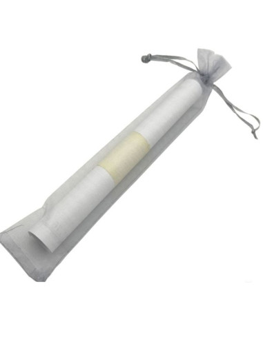 Bolsa organza plata 28x5cm 5ud | Ducaval | Envías 24/48 horas 