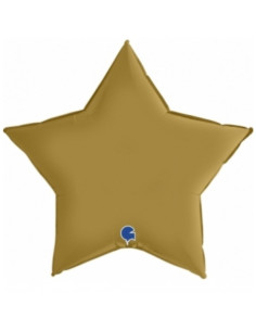 Estrella foil oro mate 91cm | Ducaval | Envíos 24/48 horas