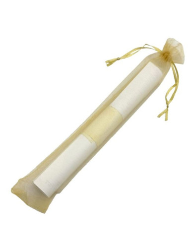 Bolsa organza oro 28x5cm 5ud | Ducaval | Envías 24/48 horas 