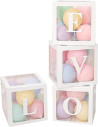 Estructura para globos LOVE blanca | DUCAVAL | Envíos 24/48h