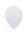Globos látex satín blanco 30cm 50ud | Ducaval | 2448h envios
