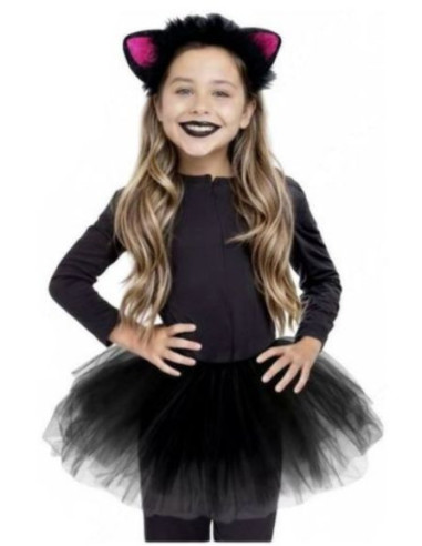 Conjunto tutu black cat  | Ducaval | Envías 24/48 horas