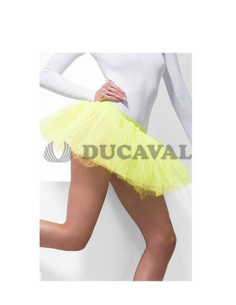 Falda amarillo neon