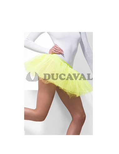Falda amarillo neon