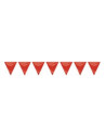 Bandera triangulo rojo 20x30 25M