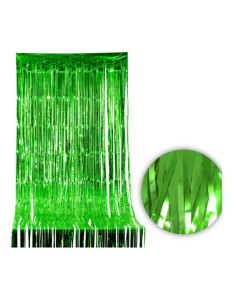 Cortina de flecos verde 1X2M. |Ducaval | Envios 24/48 horas