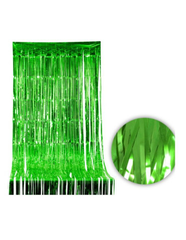 Cortina de flecos verde 1X2M. |Ducaval | Envios 24/48 horas