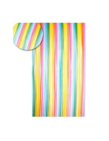 Cortina de flecos multicolor 1x2m | Ducaval | Envio 24/48 Horas 