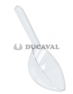 Cuchara de servir transparente 16.7cm