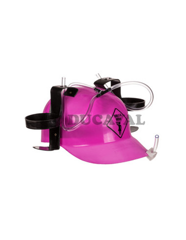 Casco de beber fucsia