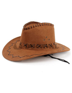 Sombrero vaquero marron infantil