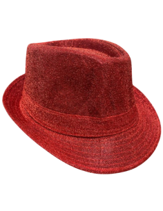  Gorro gánster rojo tela brillante | Ducaval | Envíos 24/48 horas